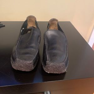 Black Clark’s Wallabees loafer